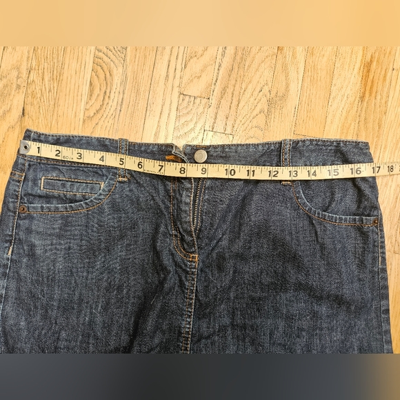 Ann Taylor Loft Jean Skirt Size 10 Petite - Picture 4 of 5